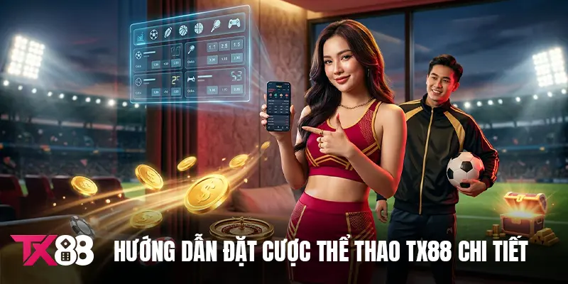 Hướng dẫn đặt cược thể thao TX88 chi tiết